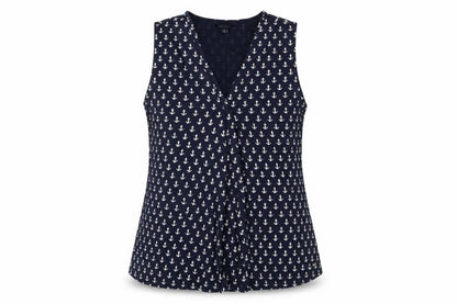 Womens UK Size L Tommy Hilfiger Blue Basic Tank
