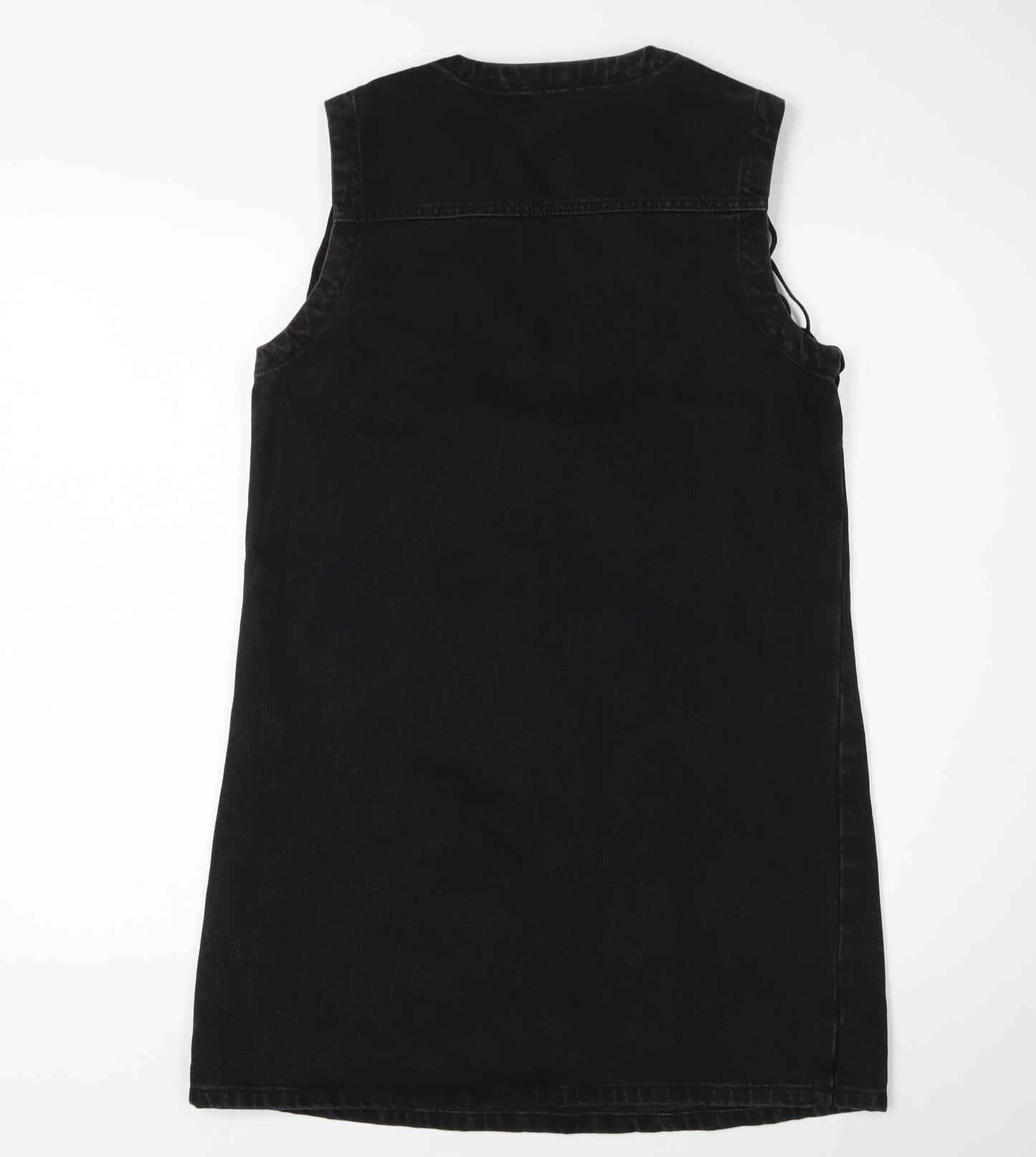 Topshop Women’s Black Fringe Casual Dress Size 10