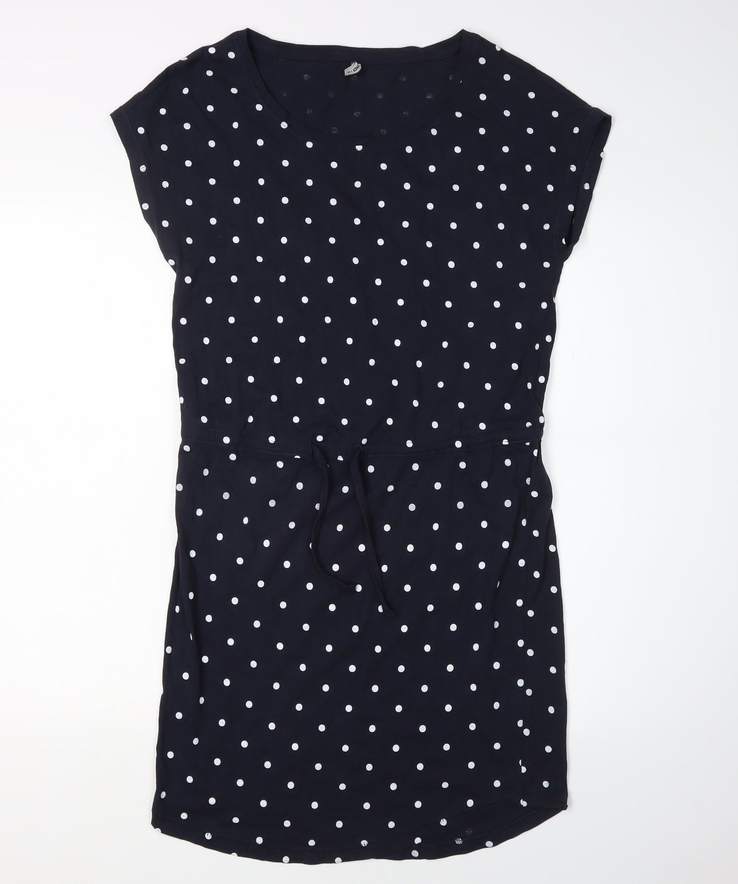 ONLY Women's Black Polka Dot Shift Dress - Size S