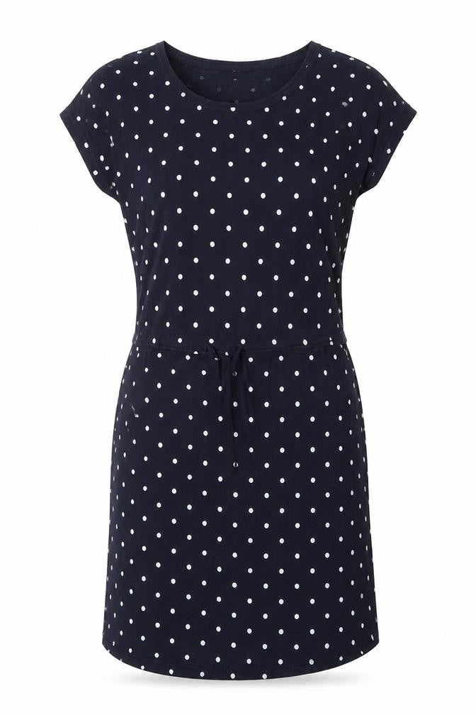 ONLY Women's Black Polka Dot Shift Dress - Size S