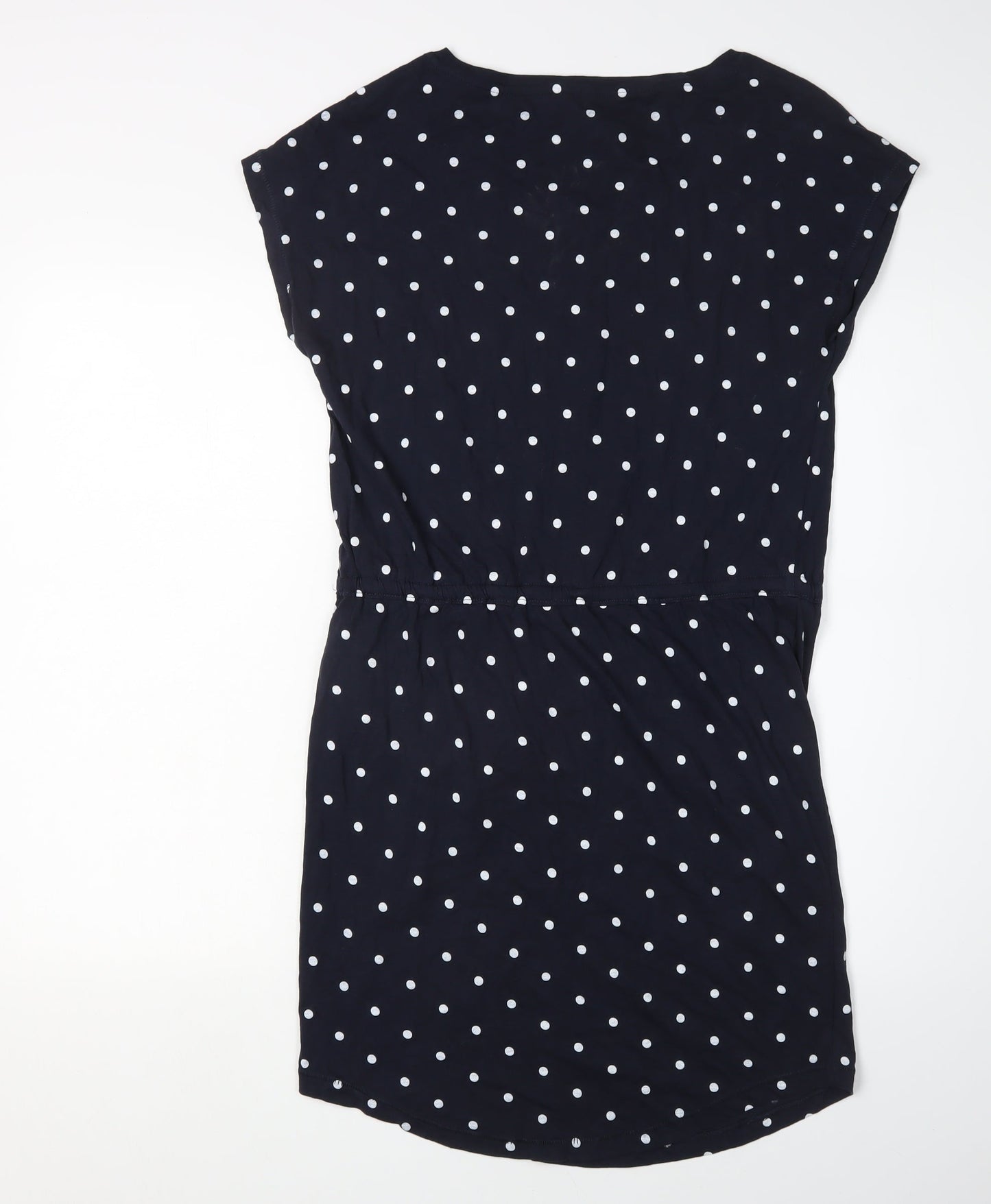 ONLY Women's Black Polka Dot Shift Dress - Size S