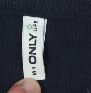 ONLY Women's Black Polka Dot Shift Dress - Size S