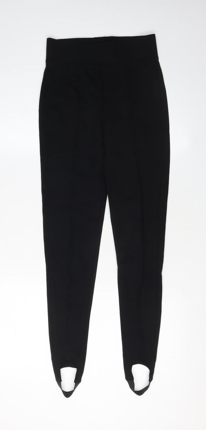 Womens UK Size 6 Marks and Spencer Regular Fit Ankle Black Trousers