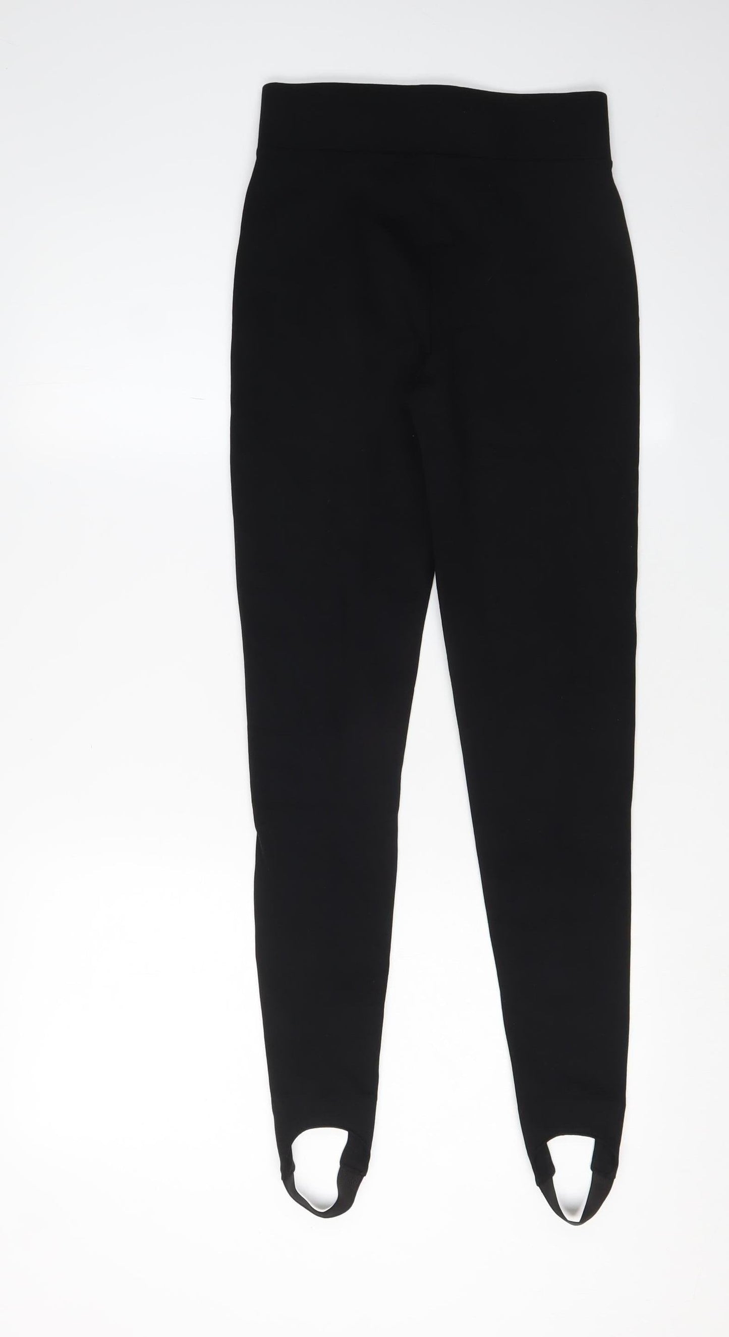 Womens UK Size 6 Marks and Spencer Regular Fit Ankle Black Trousers