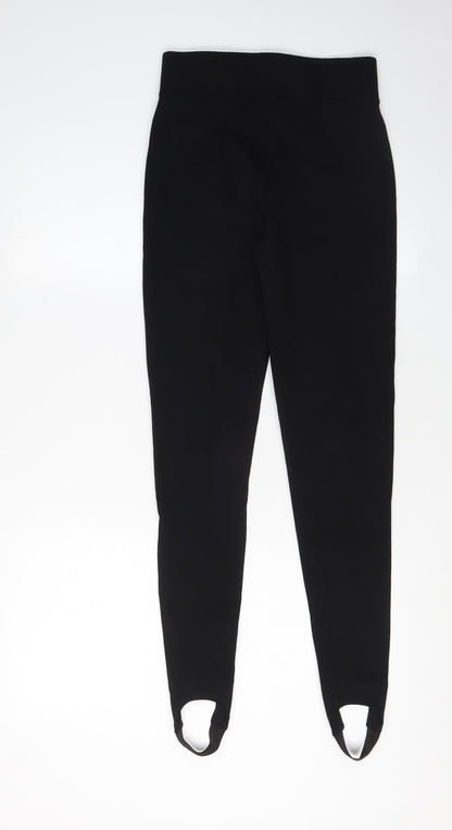 Womens UK Size 6 Marks and Spencer Regular Fit Ankle Black Trousers