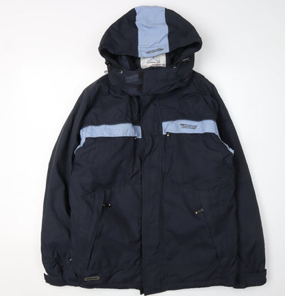 Mens UK Size 36 Brugi Blue Parka Coat
