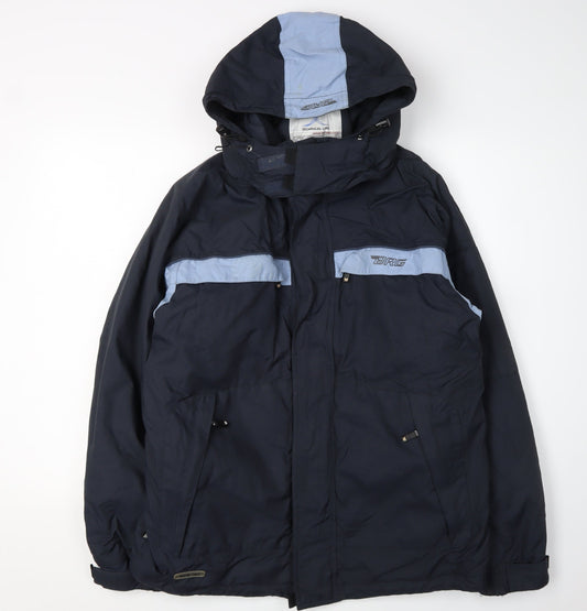 Mens UK Size 36 Brugi Blue Parka Coat