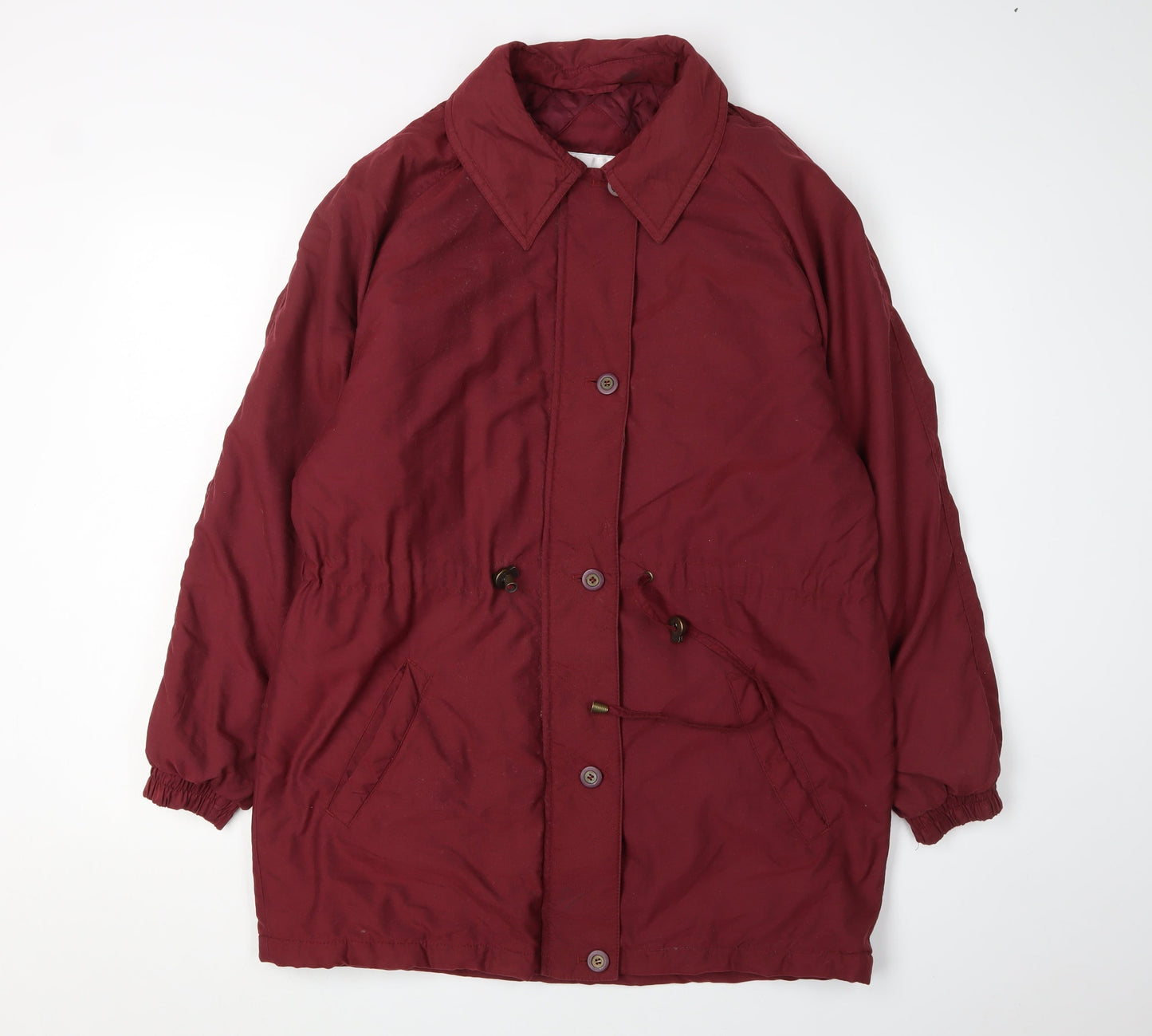 Berkertex Women's Red Anorak Coat Size 10/12