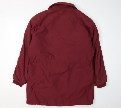 Berkertex Women's Red Anorak Coat Size 10/12