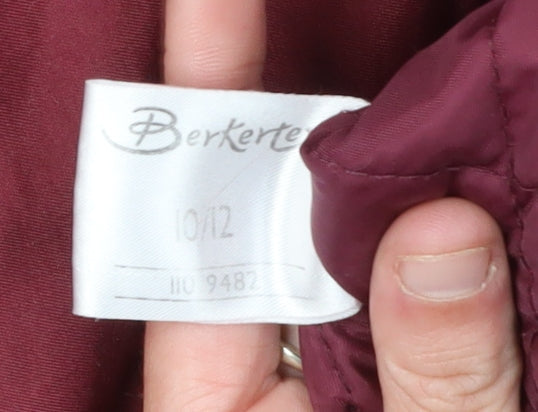 Berkertex Women's Red Anorak Coat Size 10/12