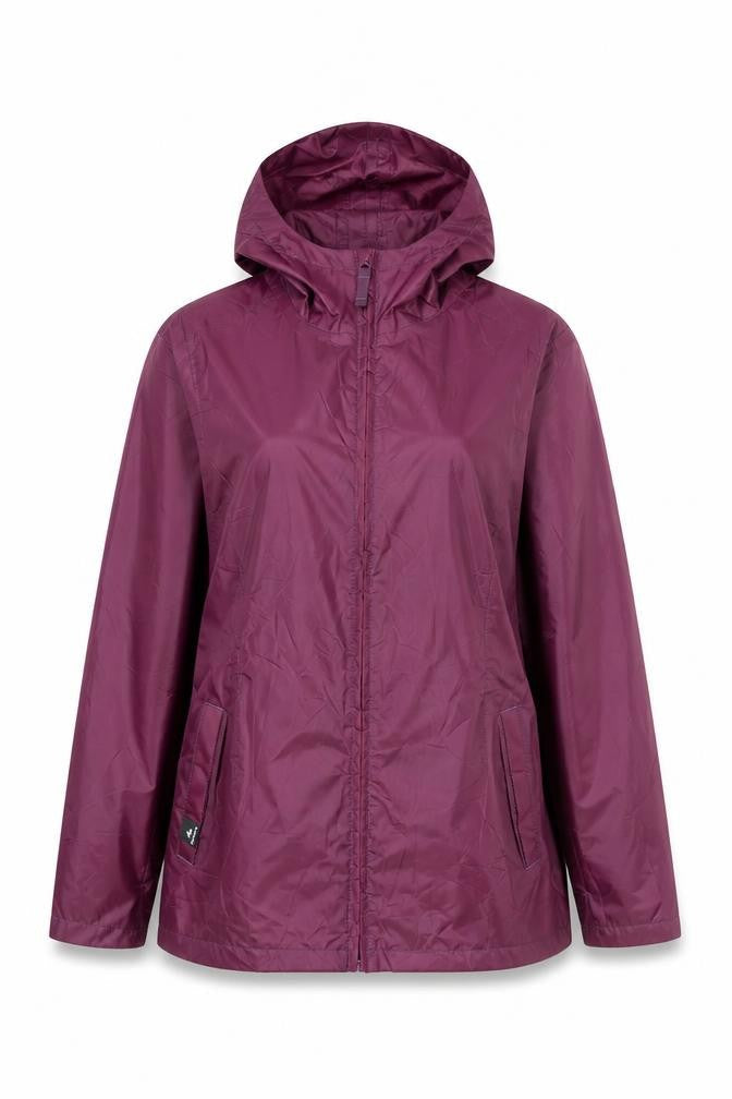 Womens UK Size 16 DECATHLON Purple Rain Coat