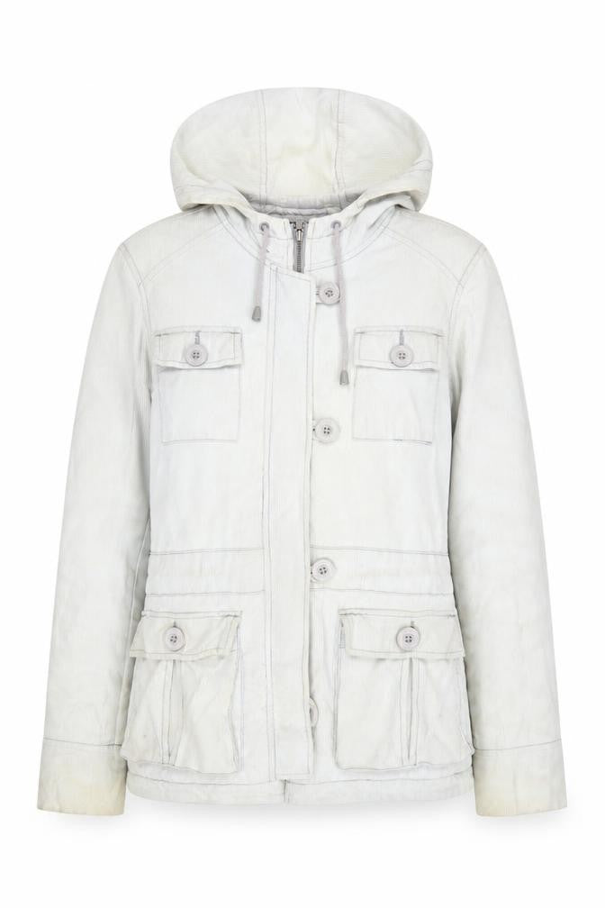 Womens UK Size S Great Plains White Parka Coat