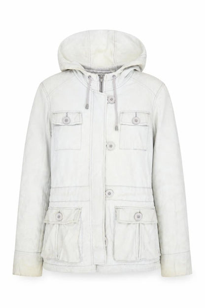 Womens UK Size S Great Plains White Parka Coat