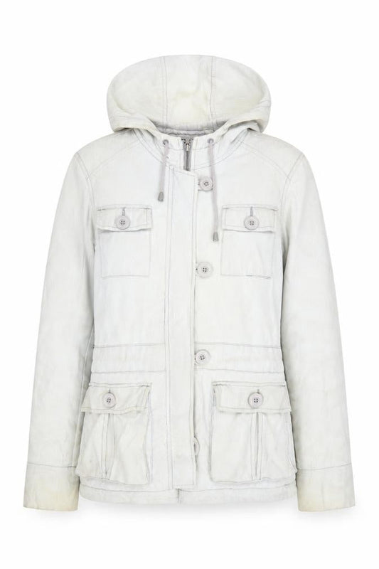 Womens UK Size S Great Plains White Parka Coat