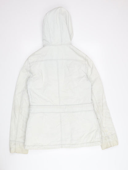 Great Plains Women's White Parka Jacket, Size S