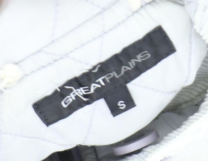 Great Plains Women's White Parka Jacket, Size S