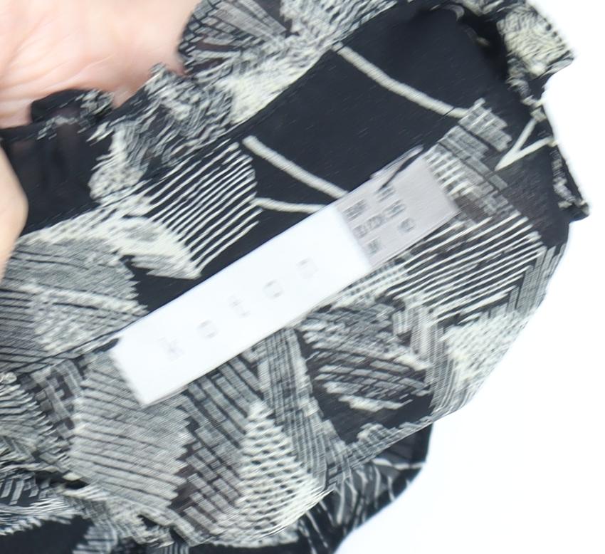 Womens UK Size 10 Koton Black  Blouse