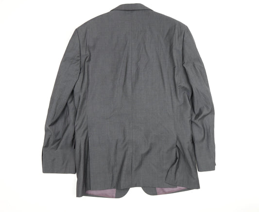 Mens UK Size 43 T.M.Lewin Regular Grey Suit Jacket