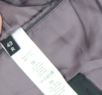 Mens UK Size 43 T.M.Lewin Regular Grey Suit Jacket