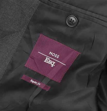 Mens UK Size 42 Moss Esq. Regular Grey Suit Jacket