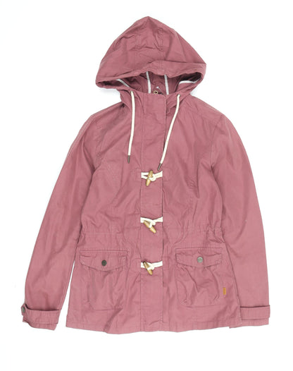 FatFace Women's Pink Parka Jacket Size 12 Regular Fit