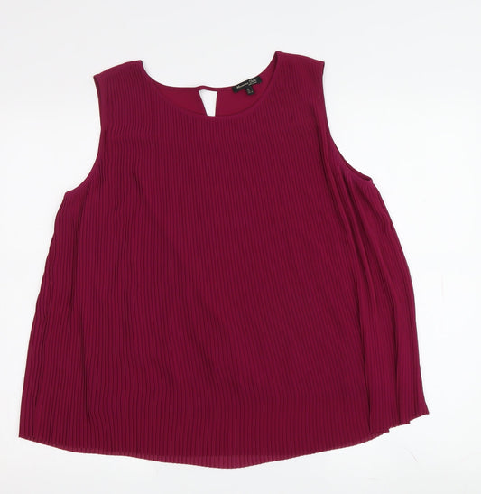 Womens UK Size 14 Massimo Dutti Purple  Blouse