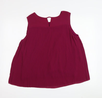 Womens UK Size 14 Massimo Dutti Purple  Blouse