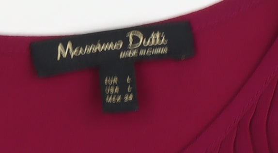 Womens UK Size 14 Massimo Dutti Purple  Blouse
