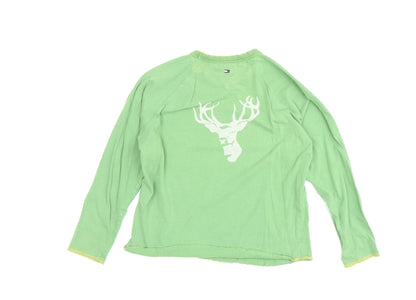 Tommy Hilfiger Boys Green Long Sleeve T-Shirt - Age 10