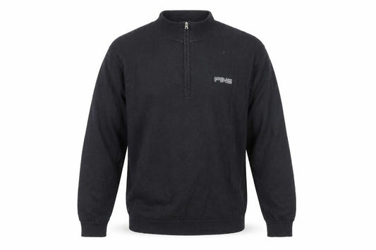 Ping Men's Black Medium Sports Jumper