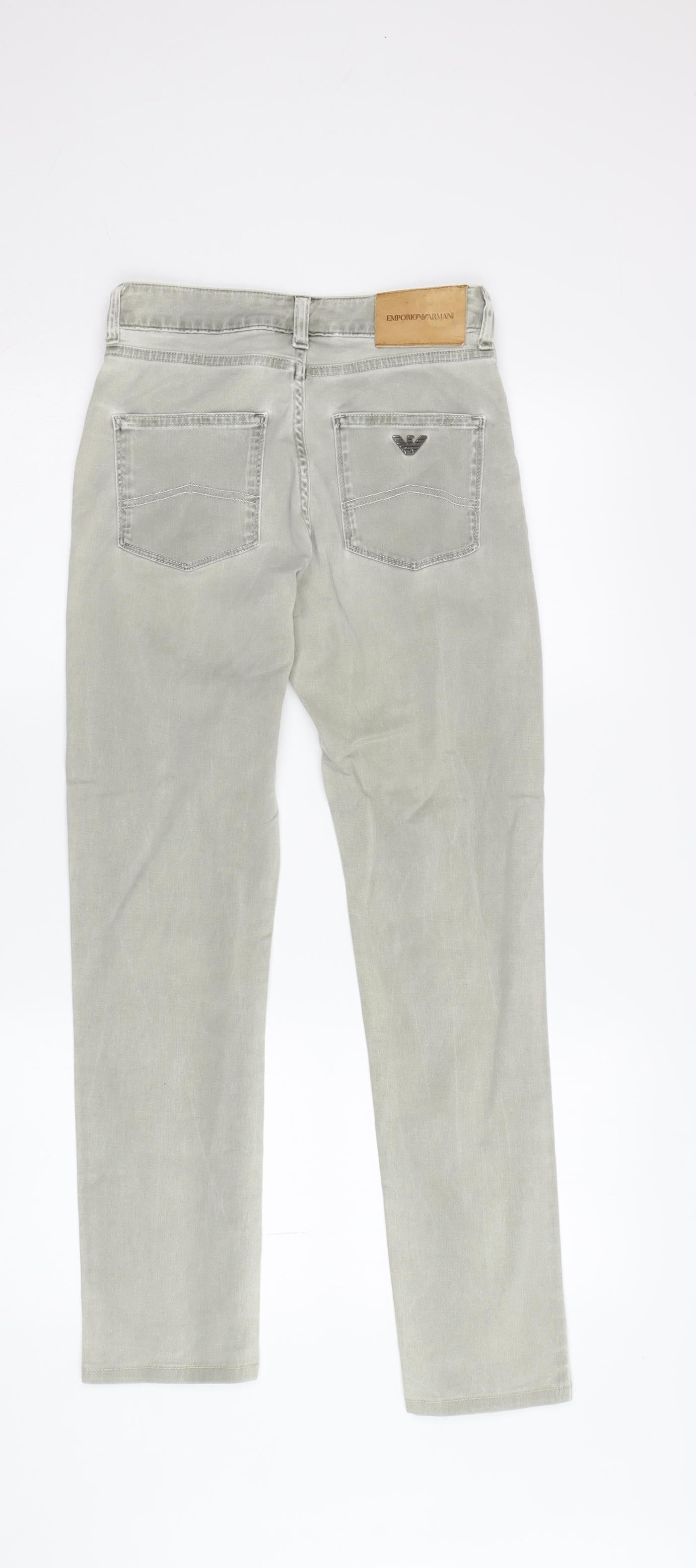 Emporio Armani Women’s Grey Straight Jeans - Size 24