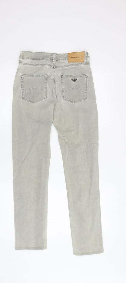 Emporio Armani Women’s Grey Straight Jeans - Size 24