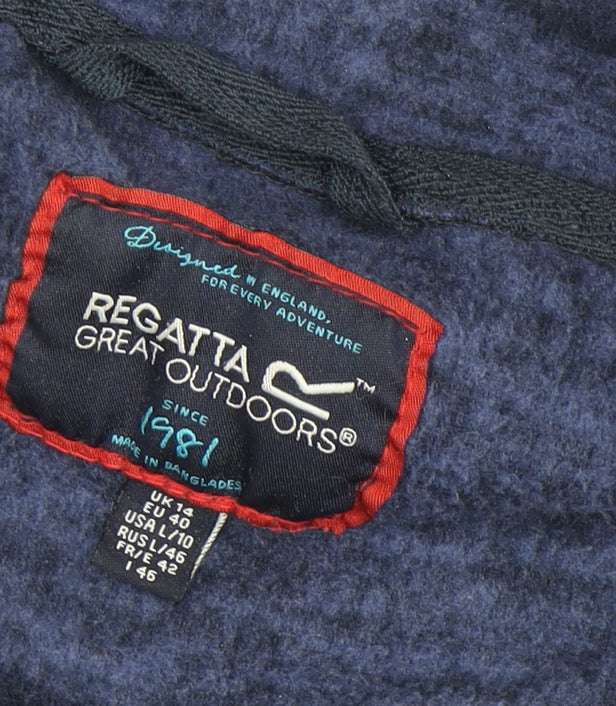 Regatta Women's Blue Pullover Hoodie Size 14