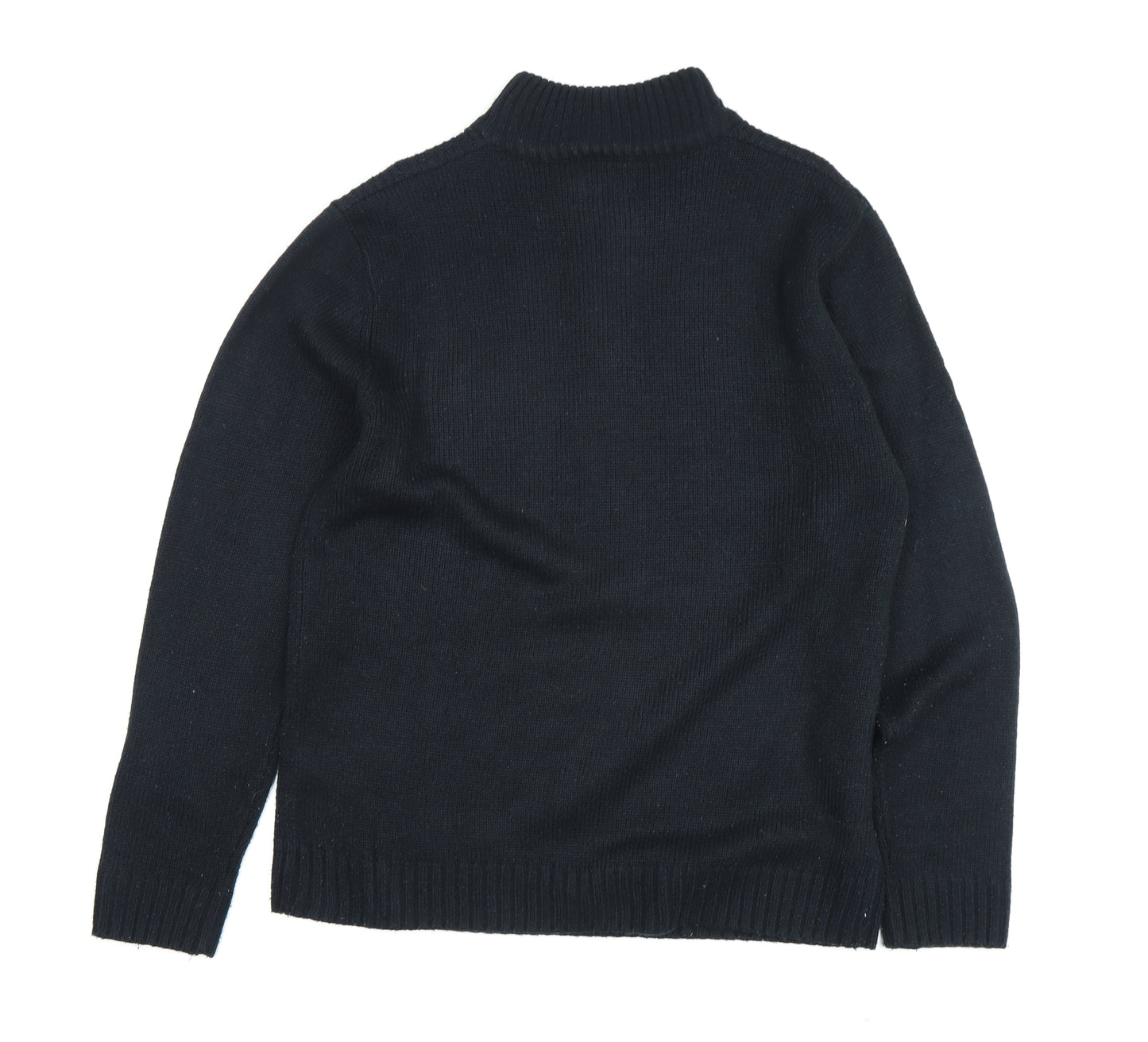 Pierre Cardin Men's Black Full Zip Jumper XL