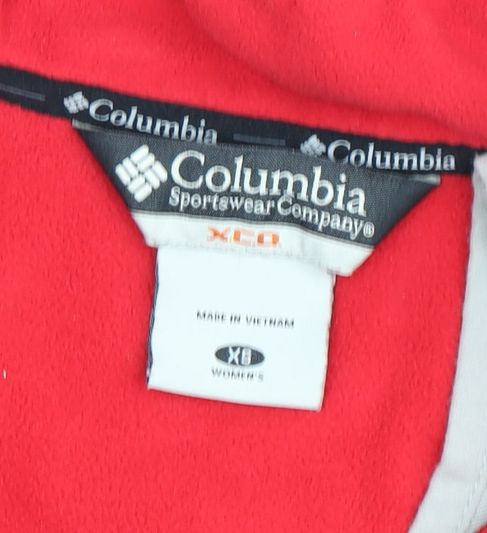 Columbia Kids Red Colourblock XL Fleece Sweatshirt