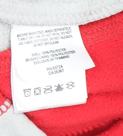 Columbia Kids Red Colourblock XL Fleece Sweatshirt
