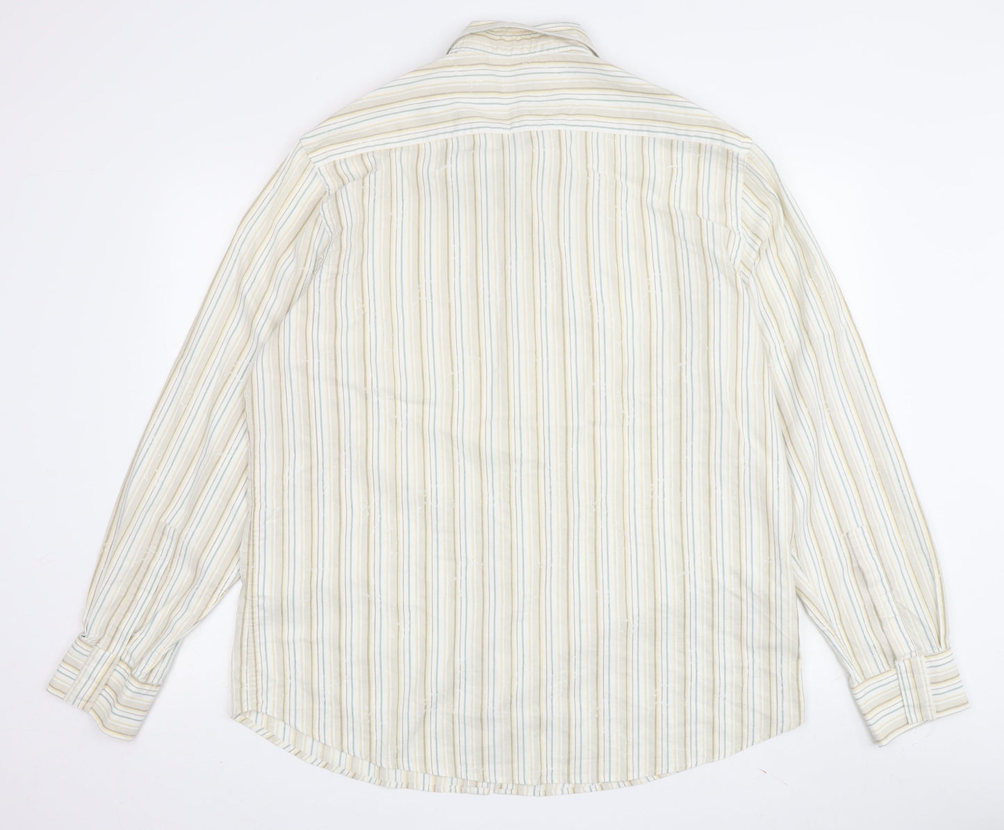 Rocha John Rocha Men's XL Striped Long Sleeve Shirt