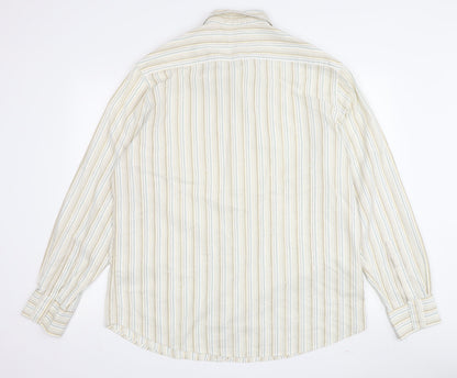 Rocha John Rocha Men's XL Striped Long Sleeve Shirt