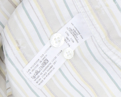 Rocha John Rocha Men's XL Striped Long Sleeve Shirt