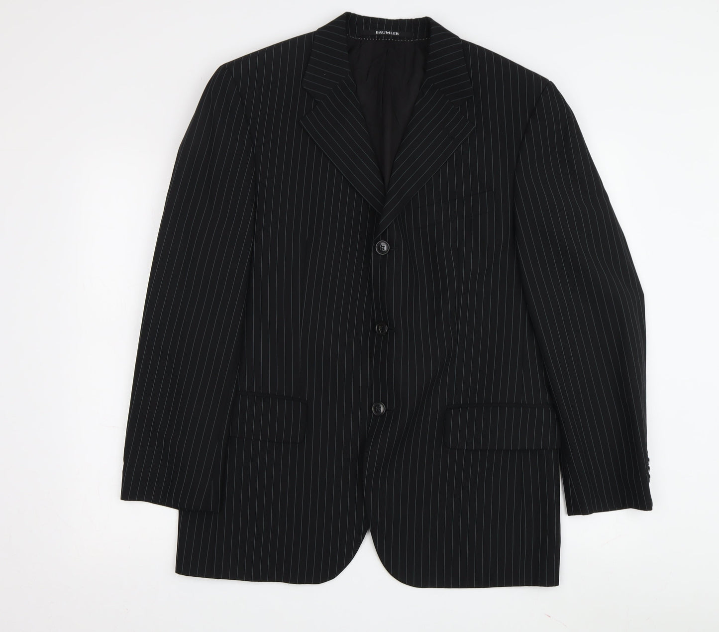 Mens UK Size 48 Baumler Regular Black Suit Jacket