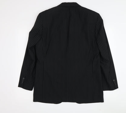 Mens UK Size 48 Baumler Regular Black Suit Jacket