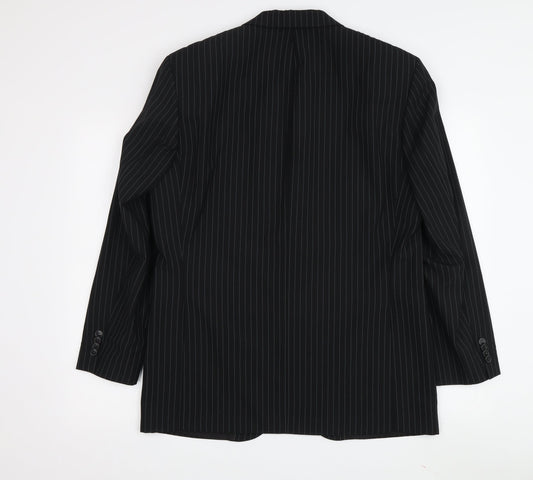 Mens UK Size 48 Baumler Regular Black Suit Jacket