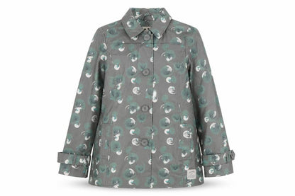 Womens UK Size 8 Mantaray Green Rain Coat