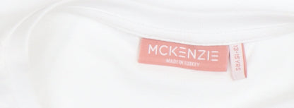 Teens UK Size L McKenzie Multicoloured Cropped T-Shirt