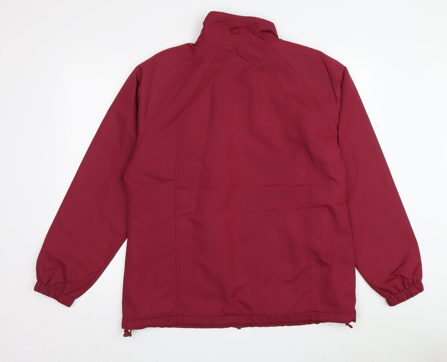 Womens UK Size 10 Mountain Essentials Red Basic Jacket