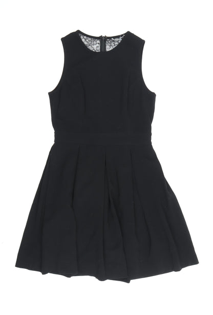 Whistles Women's Black Size 8 Sleeveless Lace Dress