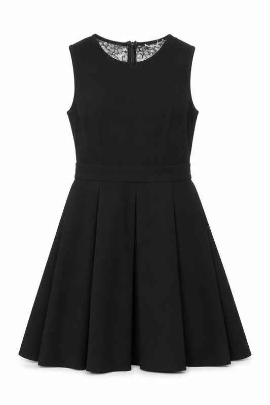 Whistles Women's Black Size 8 Sleeveless Lace Dress