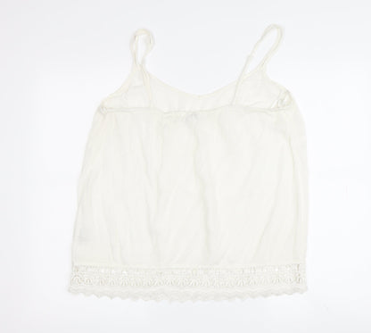 Womens UK Size 10 FatFace Ivory Camisole Tank