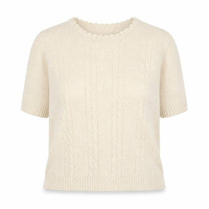 Womens UK Size M Honor Millburn Ivory Pullover Jumper