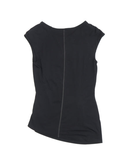 Womens UK Size 8 Karen Millen Black Tunic Blouse